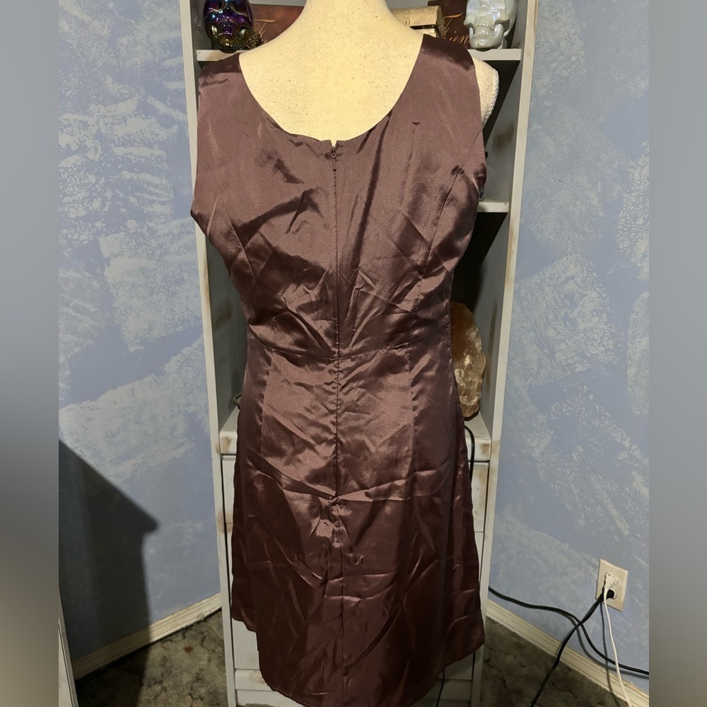 ⭐️Host Pick⭐️Mexx brown midi dress bow NWT - Picture 6 of 10